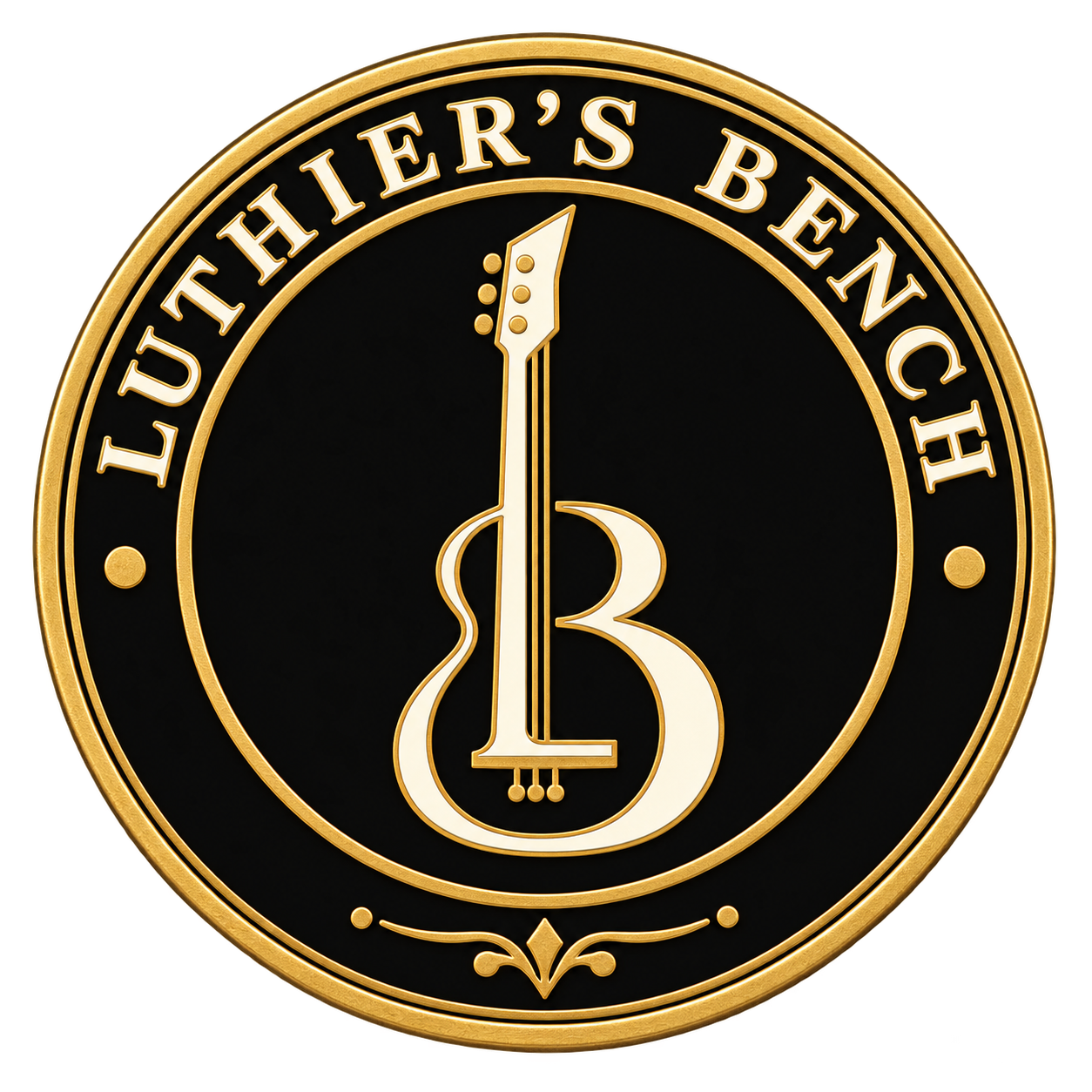 Luthier’s Bench guitar badge